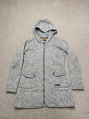 Merrell Grey Coat Size UK Small Long Jacket Women's • £19.99