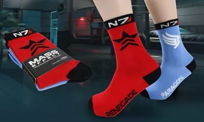 BioWare Officially Licensed Mass Effect Paragon And Renegade N7 Sock Set • $45