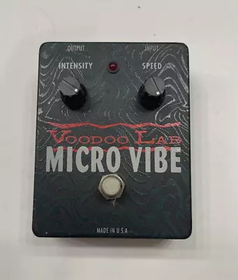 Lightly Used Voodoo Lab Micro Vibe Guitar Pedal Works GREAT - Unit Only • $139.99