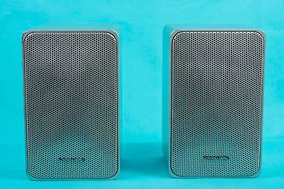 Pair Of Realistic Minimus-7 Speakers Silver 8 Ohms 40 Wats CAt 40-2034 • $45.99