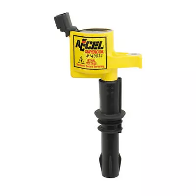 Accel Ignition Coil 140033; Super Coil Yellow Coil-On-Plug For Ford 4.6/5.4L MOD • $87.15