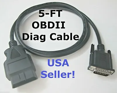 $23.50 • Buy OBD2 OBDII Data Cable Compatible With Autel MaxScan GS500 & VAG 405 Scan Tool