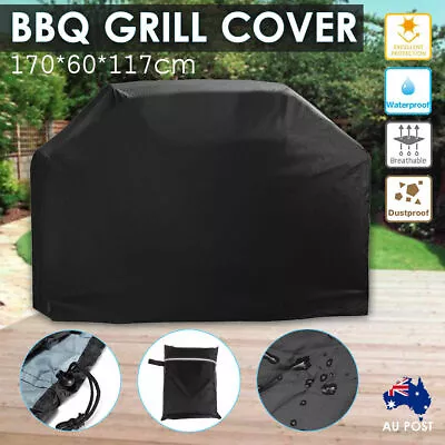 BBQ Grill Cover 4 Burner Outdoor Waterproof Gas Charcoal Barbecue UV Protector • $20.39