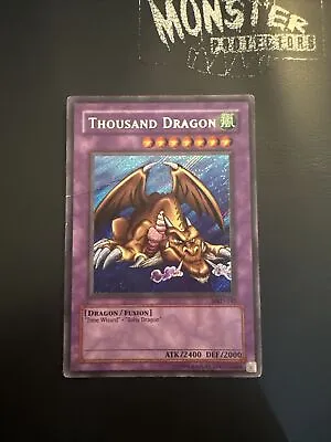 Yugioh Thousand Dragon Secret Rare Mrd-143 Played  • £10