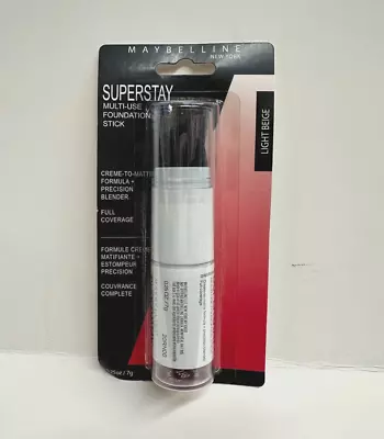 Maybelline SUPERSTAY Multi Use Foundation Stick Cream To Matte LIGHT BEIGE • $7.50