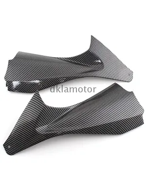$34.77 • Buy Carbon Fiber Side Air Duct Cover Fairing Insert Part For Yamaha YZF R6 2006 2007