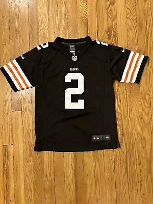 Johnny Manziel #2 Cleveland Browns Nike On Field NFL Jersey (Youth Size Large) • $40