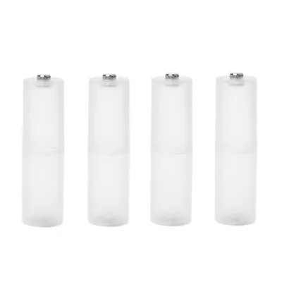 4Pcs AAA To AA Size Portable Converter Adapter Spacer Switcher For Case • $6.70