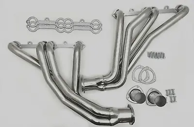 1966-91 GM Truck Long Tube Headers 2WD 4WD GMC Chevy C10 Stainless Steel • $199.95