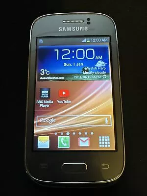 Samsung Galaxy Young GT-S6310 - 4GB - Metallic Silver Smartphone • £15.99