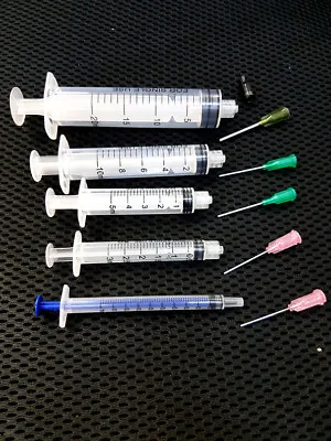 $4.99 • Buy NON-STERILE Blunt Tip Syringe For Electronics, Hobby, Hydroponics Etc - 3 SIZES