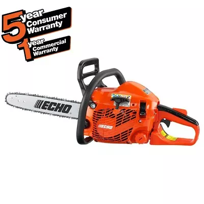 Gas Chainsaw 14 Inch Saw ECHO Steel Bar Rear Handle Commercial Pro Heavy Duty • $275.95