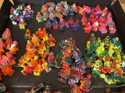 Recycled Crayon LEGO Mini Figures Party Favors • $5