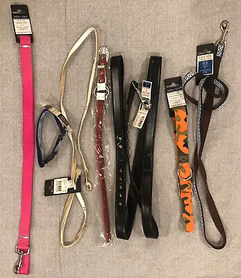 $14.96 • Buy Lot Of 7 Dog Collar And Leads - Various Brands And Sizes - Zack & Zoey, Etc