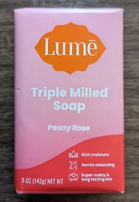 New Lume Triple Milled Soap - Peony Rose (5 Oz Bar) • $7.99