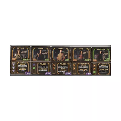 GF9 Firefly Promo Cards - Big Damn Heroes (5) Bag New • $29.95