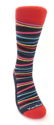Van Buck - Limited Edition Multi Coloured Stripe Socks • £15.63