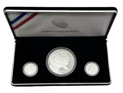 2015 March Of Dimes Silver Proof Commemorative 3 Coin Set With OGP COA • $31