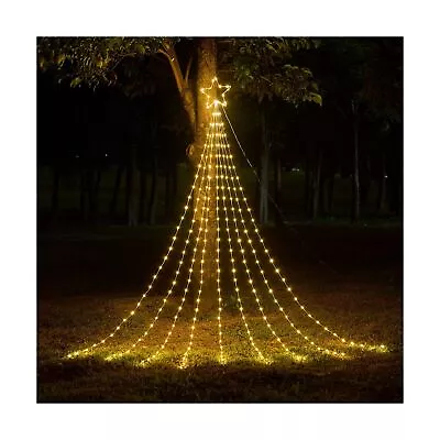 Christmas Decorations Star String Lights - 344 LED 11.8ft 9 Strands Waterfall... • $44.29