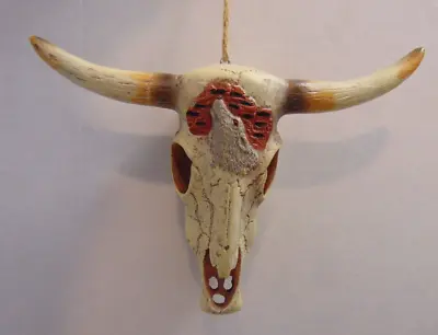 Western Steer Skull Christmas Ornament • $10