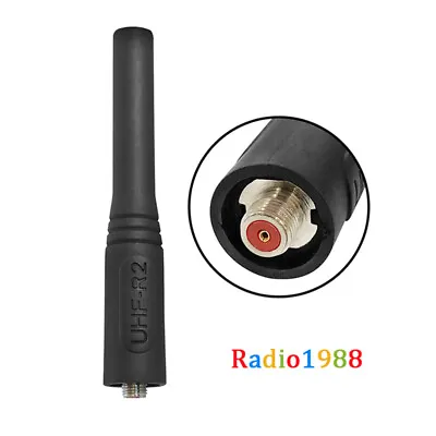 RAN4033 Stubby 3.5  UHF Antenna For A10 A12 CP110 RDM2070D RDU2020 RDU4100 Radio • $3.50