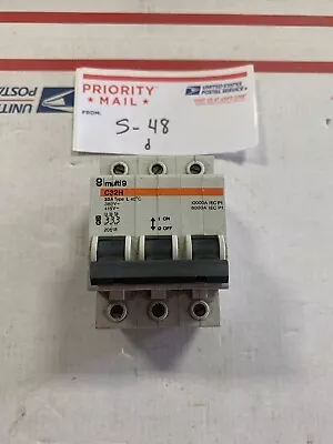 New Merlin-Gerin Multi-9 Circuit Breaker 3 Pole 32A DC C32H 415V 20518 • $34.99