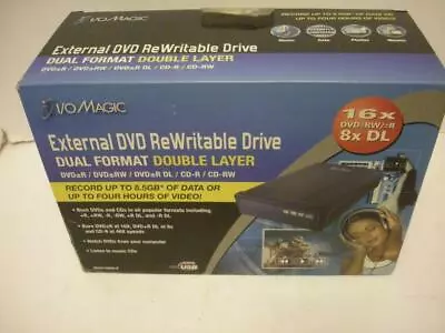 I/O Magic IDVD168DLE Disk Drive - DVD±RW (±R DL) / DVD-RAM - 16X/16X/5X - Hi-Sp • $29.49