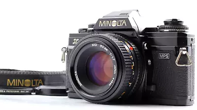 [N MINT] MINOLTA X-700 Black Body SLR Film Camera MD 50mm F1.7 Lens From JAPAN • $149.90