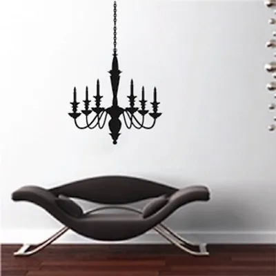 Antique Chandelier Wall Decal Dining Room Wallpaper Fancy Removable Art B78 • £27.20