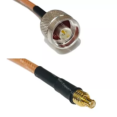 RG400 N MALE To MCX MALE RF Cable FAST-SHIP LOT • $119.78