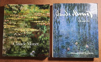 2 CLAUDE MONET Books 1840-1926 & LIFE And Art By Paul Hayes Tucker • $25