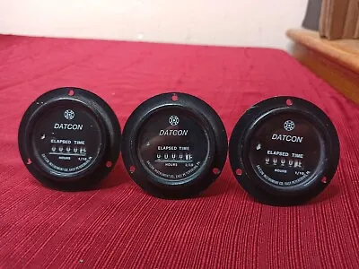 Lot Of 3 - Vintage Datcon SG-70 Elapsed Time Hour Meter - UNTESTED • $39.99