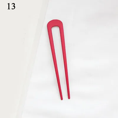 Women Hair Pin U Shaped Fork Stick French Fashion Hairstyle Metal Hair Clips# • $1.92