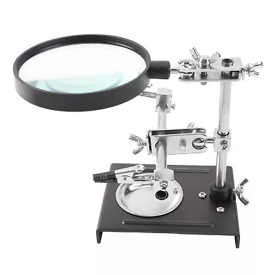 Magnifying Glass Soldering Station Repair With Stand For PCB Phone Circuit B GAW • $27.39