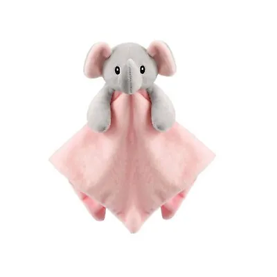 Elephant Baby Comforter Pink Girls Security Blanket Infant • £7