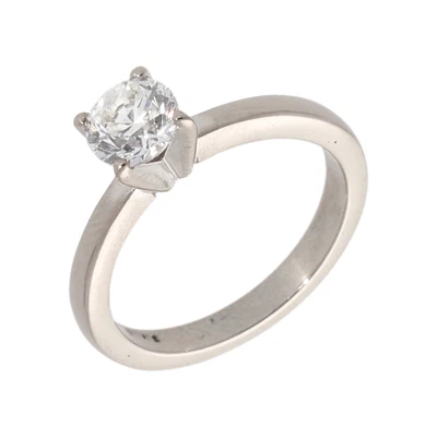 $2416.56 • Buy Pre-Owned 18ct White Gold 0.60 Carat Diamond Solitaire Ring Size: G½ 18ct Gol...