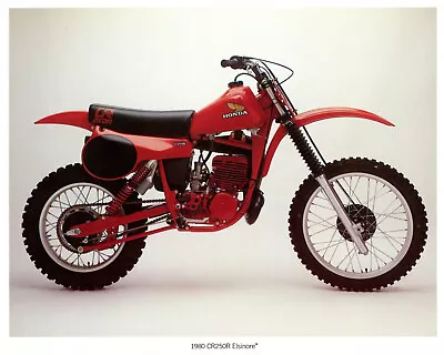 1980 HONDA CR250R High-res Scans Of BROCHURE AHRMA Motocross CR 250 Elsinore • $9.99