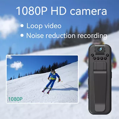 Portable 1080P HD Mini Pocket Camera Body Camera Clip Video Recorder Security DV • $17.63