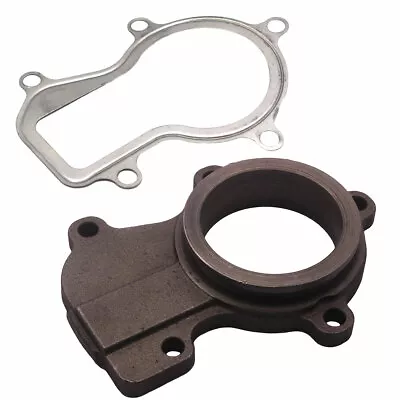 $46.99 • Buy 2.5  V-band Downpipe Turbo Flange + Gasket For Cummins Holset WH1C HX35W HX40