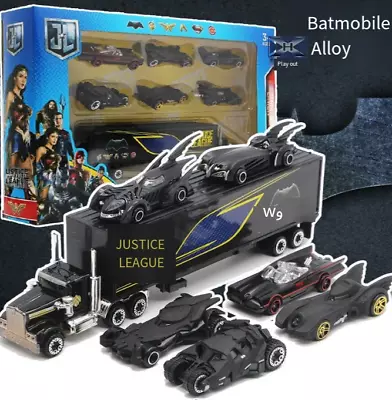 Batman Theme 7PCS Batmobile & Truck Model Car Diecast Toy Vehicle Kids Gift • $27.99