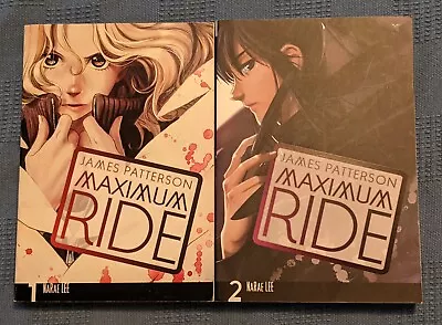 James Patterson Maximum Ride Graphic Novels 1 And 2 Narae Lee Manga Books • $13