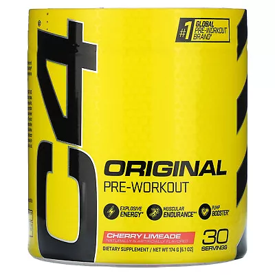 C4 Original Pre-Workout Cherry Limeade 6.1 Oz (174 G) • $32.07