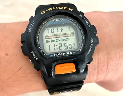 CASIO G-Shock FOX FIRE DW-6600B Orange Color Back Light Vintage Rare • $118