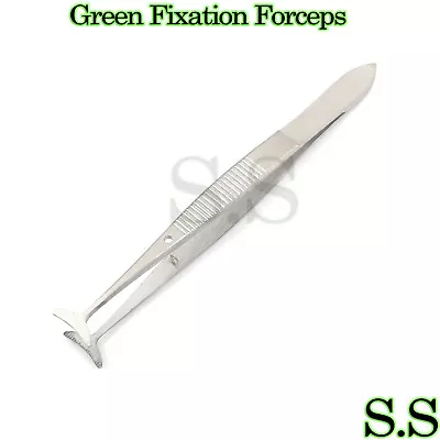 Green Fixation Forceps 4  Surgical ENT Instruments • $12.60
