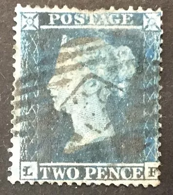 GB Queen Victoria  2d Blue   VFU Stamp  L-F  LH • $1.23