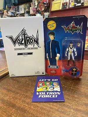 NEW 2012 Voltron Club Sven Figure Mattel ￼ • $80