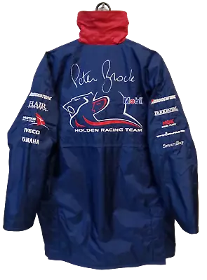 HRT Jacket Holden Racing Team Mobil HSV Tenth Ann. 1998 Size L Signed Brock • $900