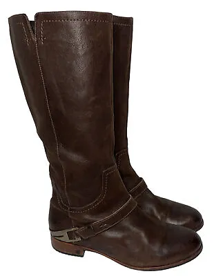 UGG Channing Size 11 Brown Leather Riding Boots 3184 Tall Women’s • $80