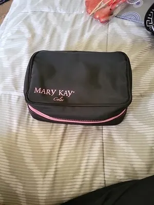 MARY KAY Black Travel Makeup Cosmetic Bag 9 X 7.5   • $20.49