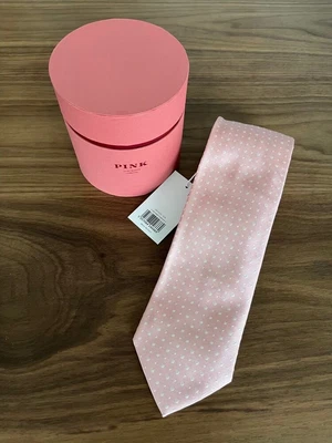 £18 • Buy Thomas Pink 100% Silk Tie RRP £65 - Made In Italy - New With Tags & Gift Box 